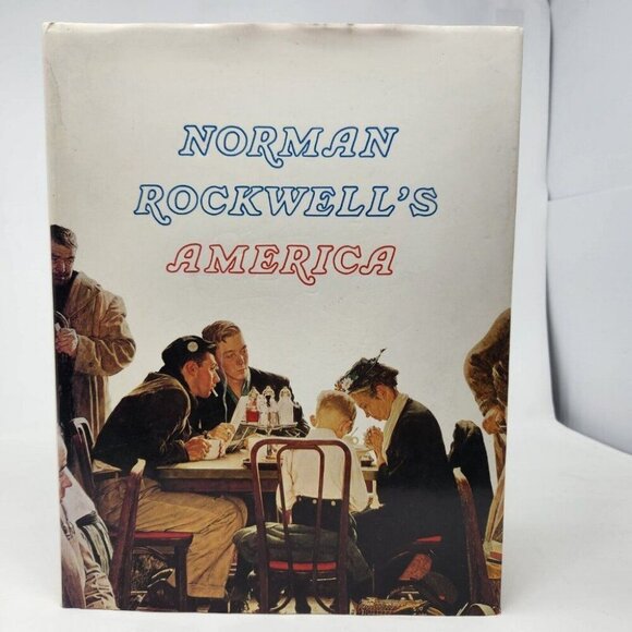 Norman Rockwell's America - Oversized Hardcover Book FULL PAGE PHOTOS - Picture 1 of 5